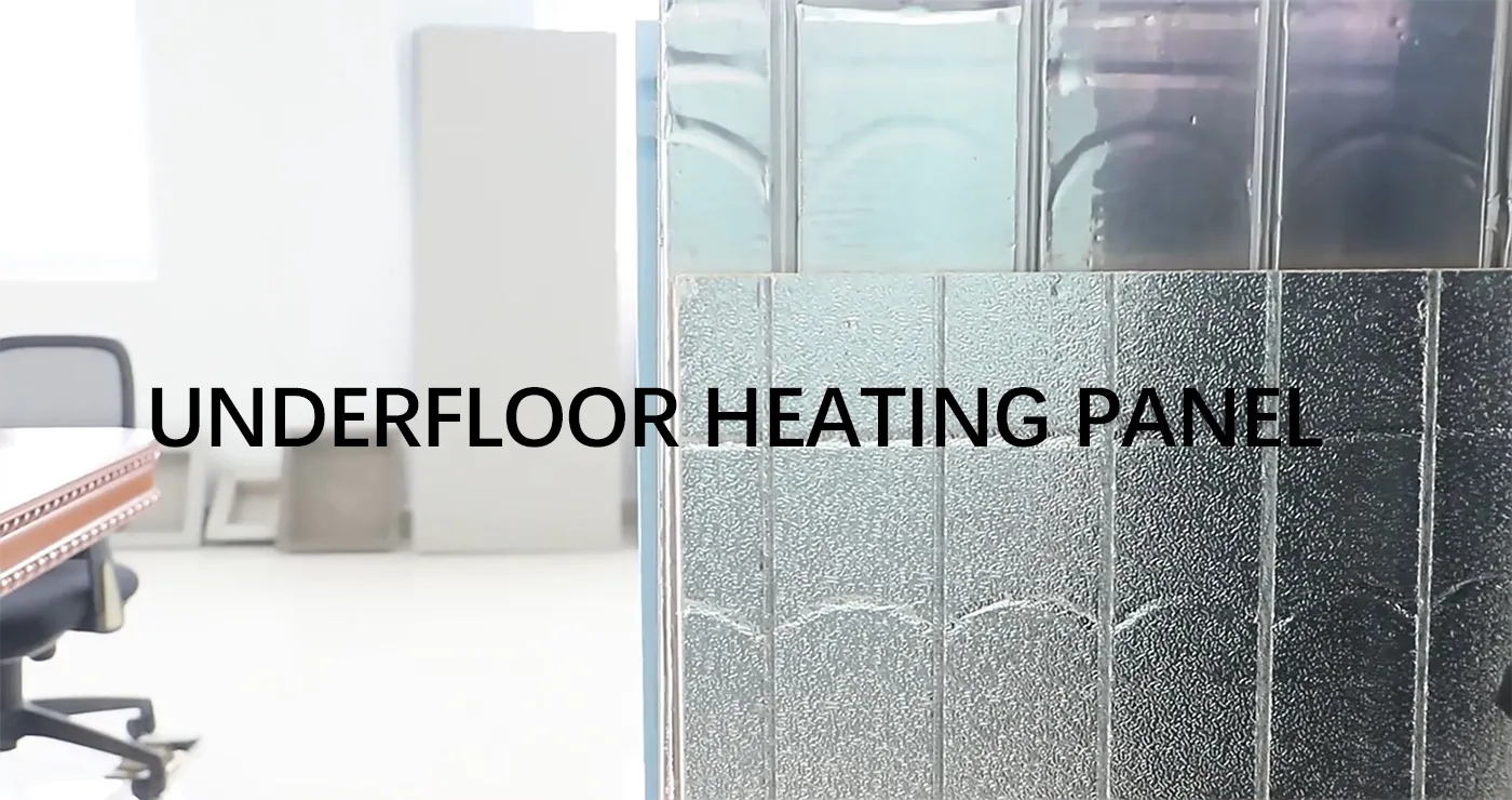 Geprägte Aluminiumfolie Unterbodenheizung